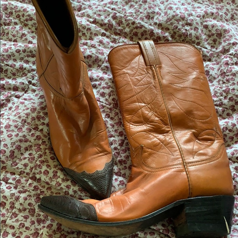 Vintage tony lama biltrite boots